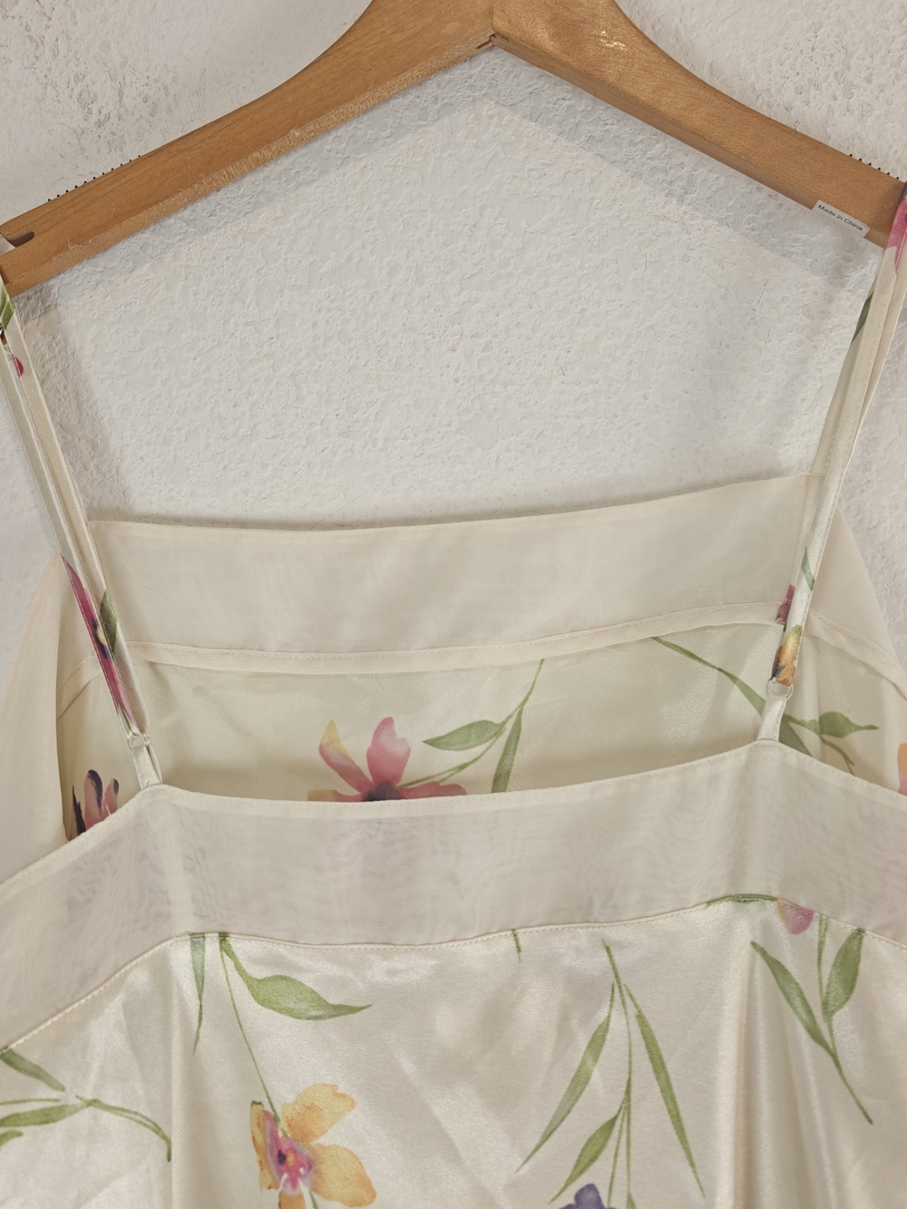 VTG Valerie Stevens Floral Sheer Slip Dress 1X Romantic Coquette Cottagecore - Picture 10 of 13